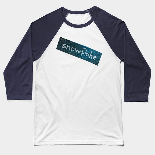 snowflake Baseball T-Shirt by inSomeBetween